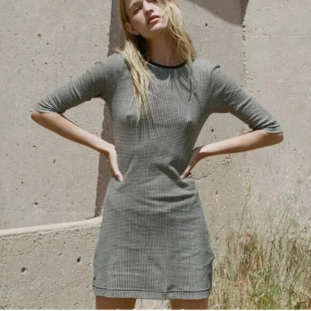 Doen Carmen Gingham Mini Dress Medium